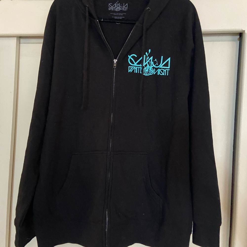 Black Ganja White Night 420 Zip-Up Hoodie